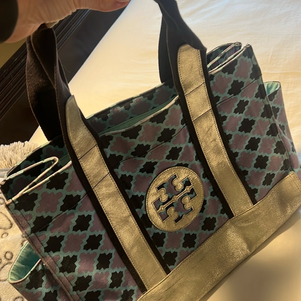 Tory Burch canvas bag!!